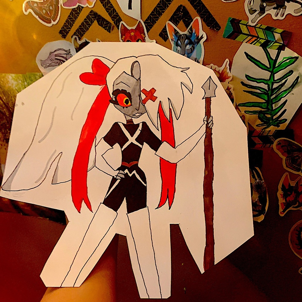 Vaggie Hazbin Hotel Drawing
